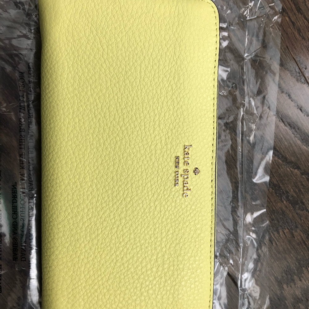 Late Spade wallet, limelight